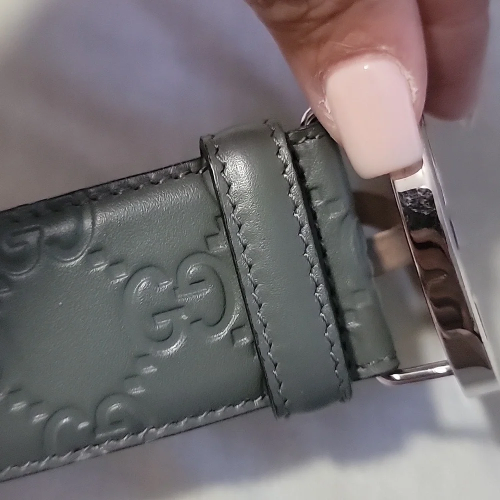 Gucci  Interlocking Leather Belt Size36 - Picture 6 of 9
